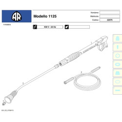 Annovi & Reverberi Parts for Pressure Washer AR1125