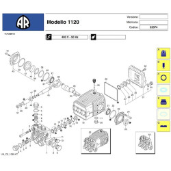 Ricambi per Idropulitrice Annovi & Reverberi AR1120