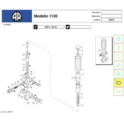 Tubo per Idropulitrice Annovi & Reverberi Blu Clean 142