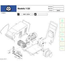 Ricambi per Idropulitrice Annovi & Reverberi AR1120