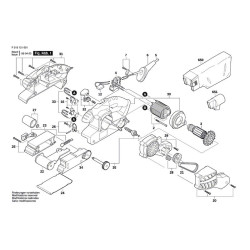 Skil Masters Spare Parts for Belt Sander 1220