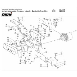 Ricambi Femi per Levigatrice a Nastro 507B