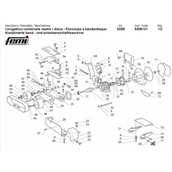 Ricambi Femi per Levigatrice Combinata Nastro/Disco 535B