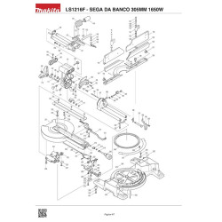 Ricambi Makita per Sega da Banco Con Illuminazione LS1216F