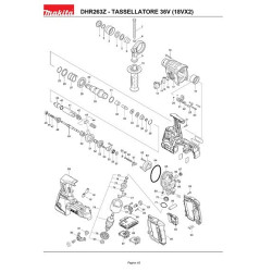 Makita Spare Parts for Combined rotary hammer DHR