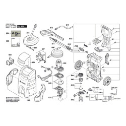 Bosch Spare Parts for Pressure Washer AQT 37-13