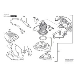 Skil Spare Parts for Universal Delta Sander 7207