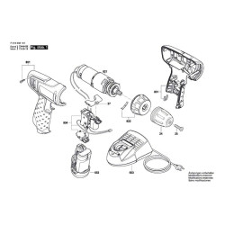 Skil Masters Spare Parts for Cordless Drill Driver 2108