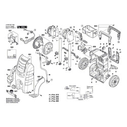 Bosch Spare Parts for Pressure Washer AQT 45-14 X