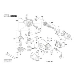 Skil Parts for Angle Grinder 1041/F 015 104 101