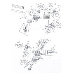 Valex Spare Parts for Chain Saw APACHE 50