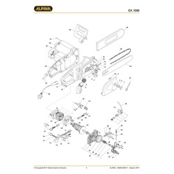 Ricambi Alpina per Elettrosega EA 1800