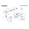 Metabo Spare Parts for Angle Grinder WE 24-230 MVT/Quick