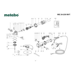 Ricambi Metabo per Smerigliatrici Angolari L 3709-L10-10-LE 9-10