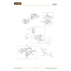 Alpina Spare Parts for Snow Throwers AS 56 A