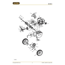 Alpina Spare Parts for Snow Throwers AS 56 A