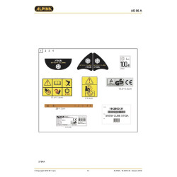 Ricambi Alpina per Motosega A 305