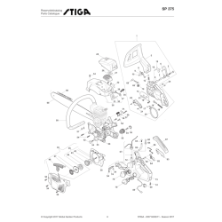 Ricambi Stiga per Motosega SP 375