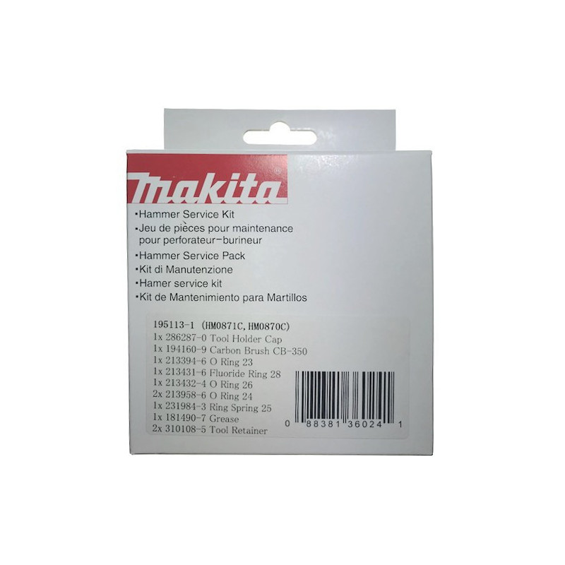 Service Pack for Demolition Hammer Makita HM0870C