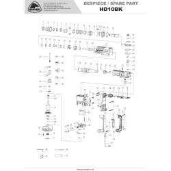 Stayer Spare Parts for Rotary Hammer HD10BK