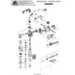 Stayer Spare Parts for Rotary Hammer HD9BK