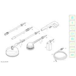 Black&Decker Spare Parts for Pressure Washer PW 1700 TX