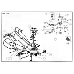Ricambi Valex per Rasaerba TS4540 - Esploso