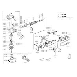 Angle Grinder Flex LG 1704 VR