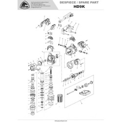 Stayer Spare Parts for Rotary Hammer HD9K