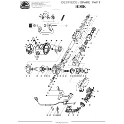 Stayer Spare Parts for Rotary Hammer HD8K