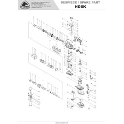 Stayer Spare Parts for Rotary Hammer HD6K