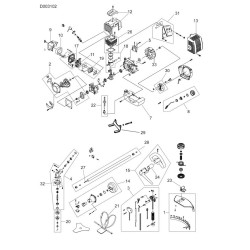 Ricambi Valex per Decespugliatore Tucson 33 