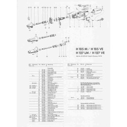 Smerigliatrice Dritta Flex H 1105 VE