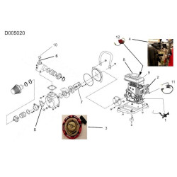 Valex Spare Parts for Motor Pump MP8500