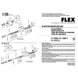 Smerigliatrice Dritta Flex H 1206