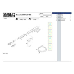 Stanley Spare Parts for Pressure Washer SXFPW21ME
