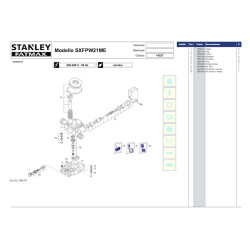 Stanley Spare Parts for Pressure Washer SXFPW21ME