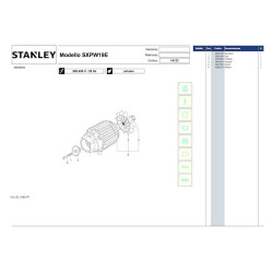 Stanley Spare Parts for Pressure Washer SXPW19E