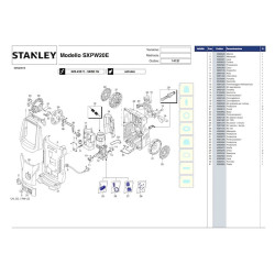 Stanley Spare Parts for Pressure Washer SXPW20E