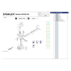 Stanley Spare Parts for Pressure Washer SXPW21HE - 14135