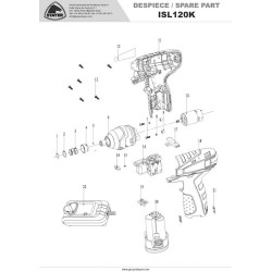 Stayer Parts for Cordless Impact Wrench ISL120K