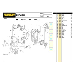 Ricambi DeWalt per Idropulitrice DXPW 001 E