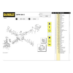 Ricambi DeWalt per Idropulitrice DXPW004E