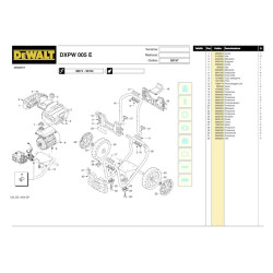 Ricambi DeWalt per Idropulitrice DXPW005E