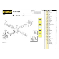 DeWalt Spare Parts for Pressure Washer DXPW004E