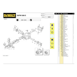 Ricambi DeWalt per Idropulitrice DXPW006E