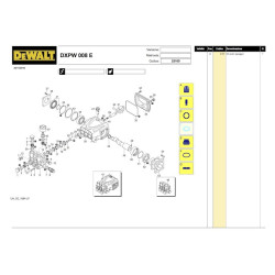 Ricambi DeWalt per Idropulitrice DXPW008E