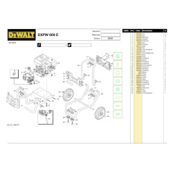 Ricambi DeWalt per Idropulitrice DXPW009E