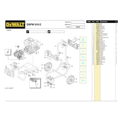 DeWalt Spare Parts for Pressure Washer DXPW010E