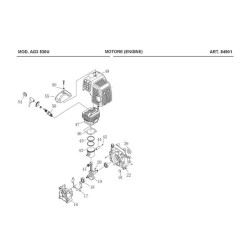 Ricambi Ama per Decespugliatore AG3 530U